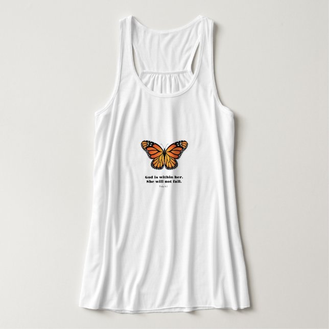 Monarch Butterfly Shirt Gott ist in ihr (Design Vorderseite)