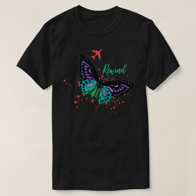Monarch Butterfly Summer Sky T-Shirt (Design vorne)