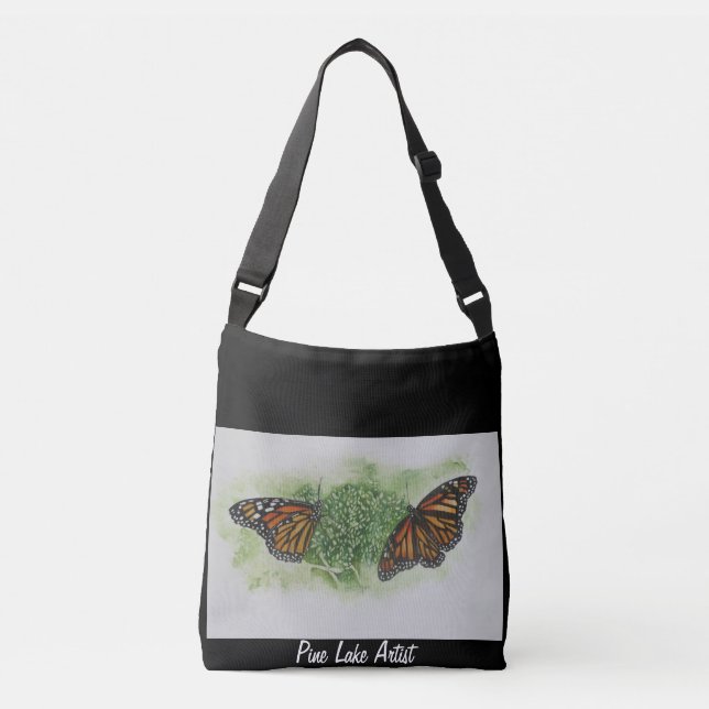 Monarch Butterfly-Tasche Tragetaschen Mit Langen Trägern (Vorderseite)