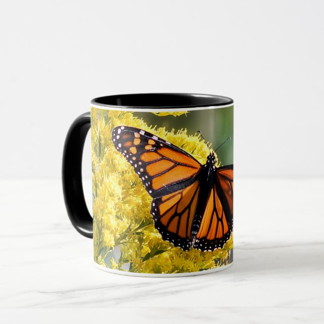 Monarch Butterfly Tasse (Vorderseite Links)
