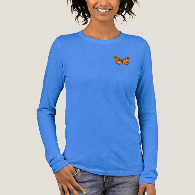 Monarch Butterfly Tri-Blend Shirt (Vorderseite)