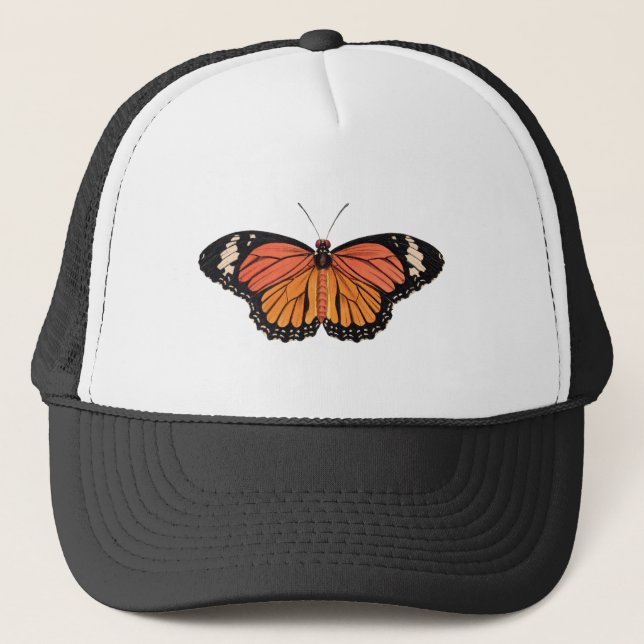 Monarch Butterfly Truckerkappe (Vorderseite)