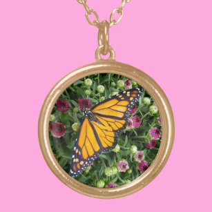 Monarch Butterfly Vergoldete Kette