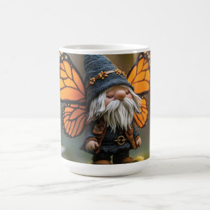 Monarch Butterfly Winged Gnome - Fantasiewesen Kaffeetasse