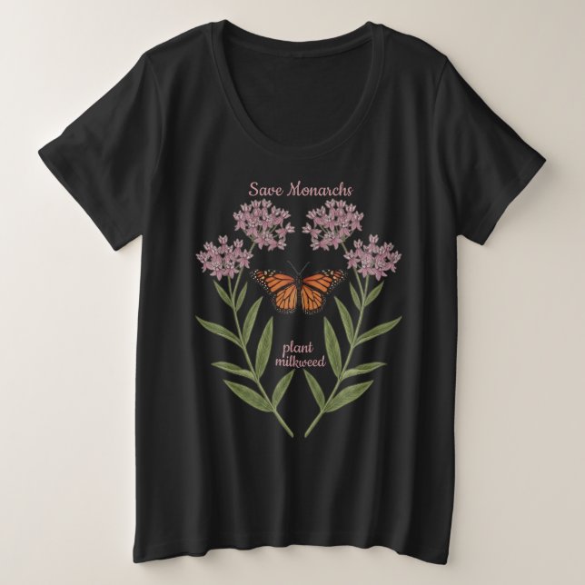 Monarch-Falter T-Shirt (Design vorne)