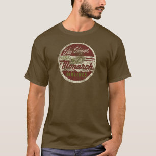 Monarch-Fluglinien-"Himmel versendetes" getragenes T-Shirt