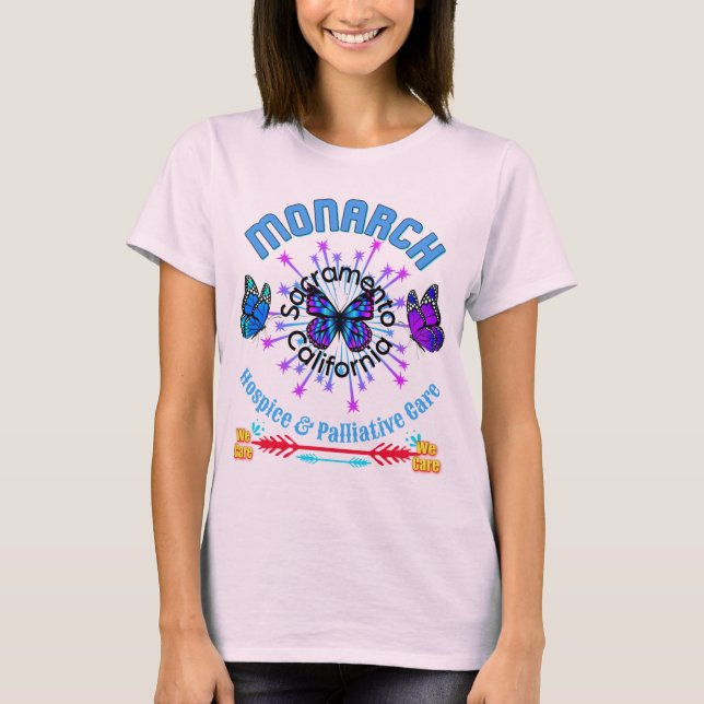 Monarch Hospice and Pallaitive Care T-Shirt (Vorderseite)