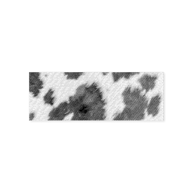 Monarch Kuh Schwarzes Fell Permastempel (Design)