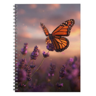 Monarch Lavender Glow-Notebook Notizblock