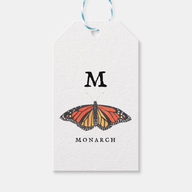 Monarch "M" Geschenkanhänger (Vorderseite)
