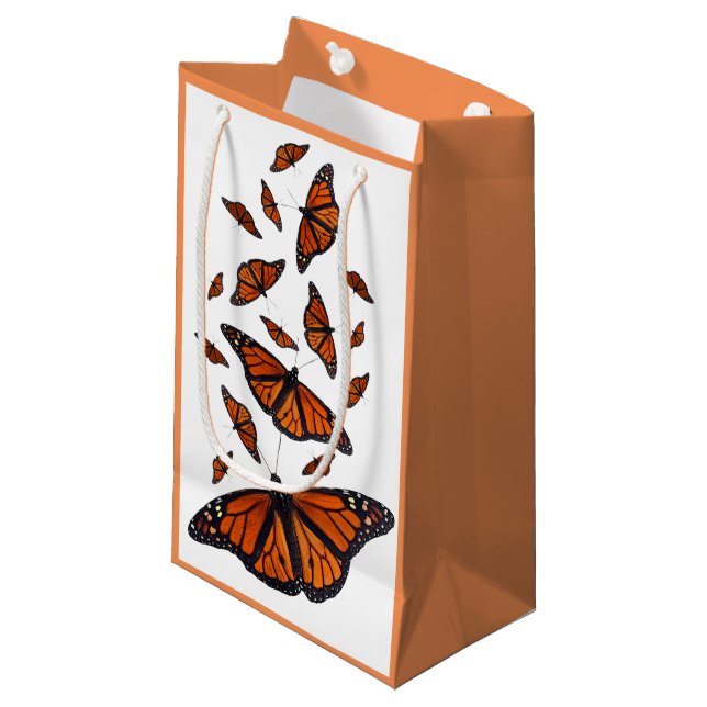 Monarch Medley Gift Bag Kleine Geschenktüte (Vorderseite Schrägansicht)