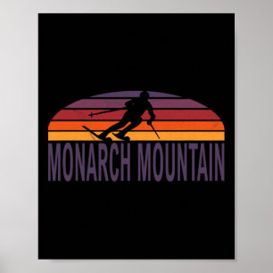 Monarch Mountain Colorado Usa Skigebiet Snowboard Poster