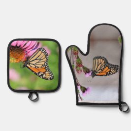 Monarch Ofenhandschuh & Topflappen-Set