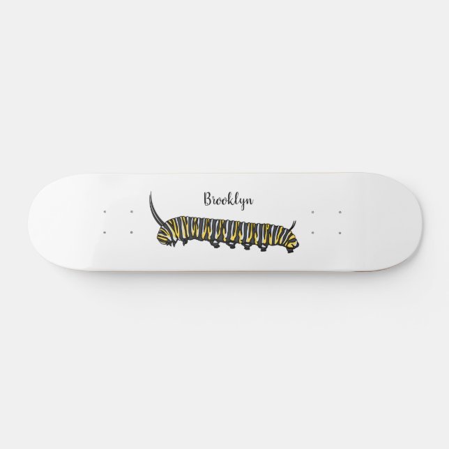 Monarch Raupe Cartoon Skateboard (Horizontal)