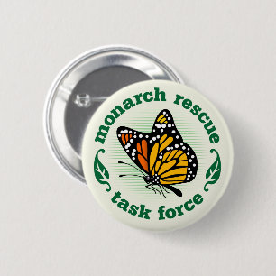 Monarch-Rettungs-Abzeichen Button