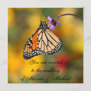 Monarch Schmetterling Einladungen