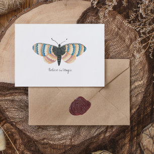 Monarch-Schmetterling im Wasserfarb-Stil Postkarte