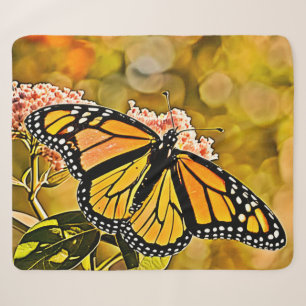 Monarch-Schmetterlings-Gartenkunst Sherpadecke