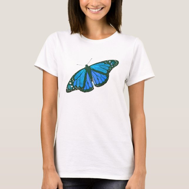 Monarch-Schmetterlings-Kunst-Shirt T-Shirt (Vorderseite)