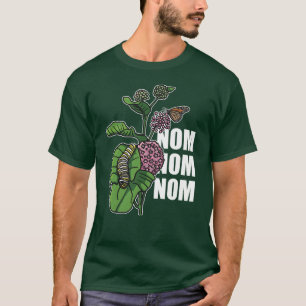 Monarch-Schmetterlings-RaupeMilkweed Nom Nom Nom T-Shirt