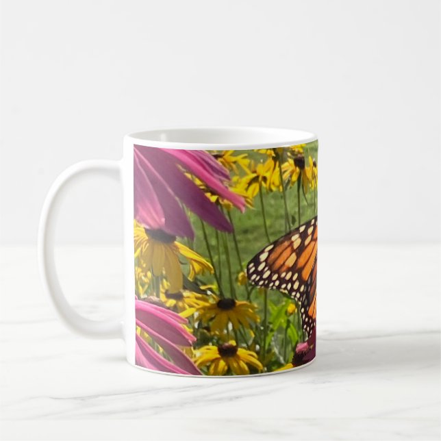Monarch-Schmetterlings-Tasse ©️dheller2026 Kaffeetasse (Links)