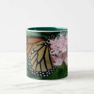 Monarch-Schmetterlings-Tasse Zweifarbige Tasse