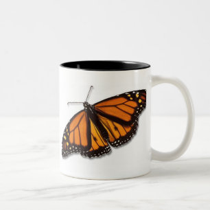 Monarch-Schmetterlings-Trinkbehälter Zweifarbige Tasse
