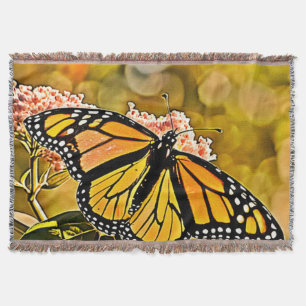 Monarch-Schmetterlingsgarten-Kunst Decke