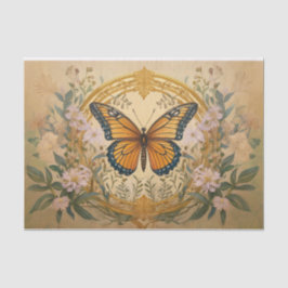 Monarch Spun Gold, schönes formales Design Seidenpapier