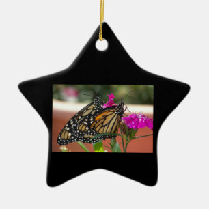 Monarch Twins #1-Sterne-Ornament Keramik Ornament