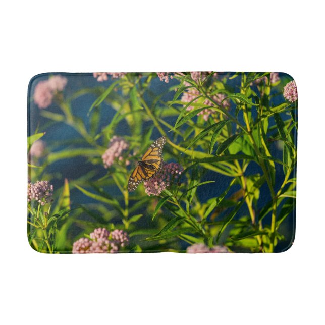 Monarch und Milkweed Badematte (Vorderseite)