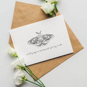 Monarch Vintage Wasserfarben Schmetterling Postkarte