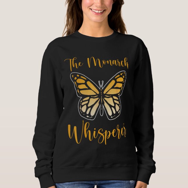 Monarch Whisperer Butterfly Sweatshirt (Vorderseite)