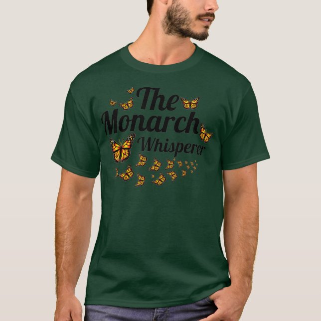 Monarch Whisperer Milkweed Monarch Butterfly T-Shirt (Vorderseite)