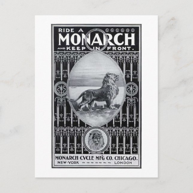Monarch-Zyklus Postkarte (Vorderseite)