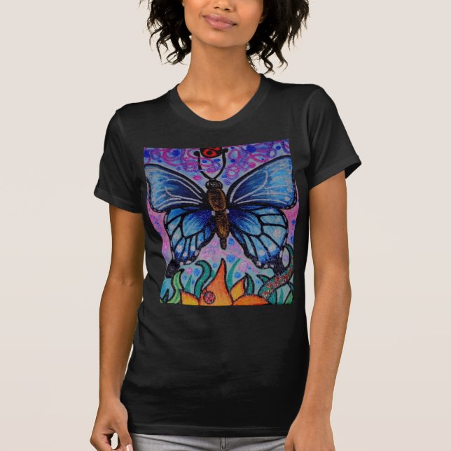 Monarchblau T-Shirt (Vorderseite)
