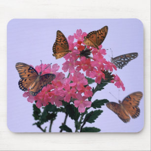 Monarchen und rosa Penta Mousepad