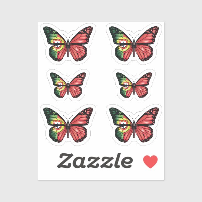 Monarchfahne Aufkleber (Blatt)