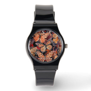 Monarchfalter Armbanduhr