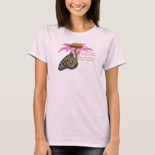 Monarchfalter auf Blüte T-Shirt