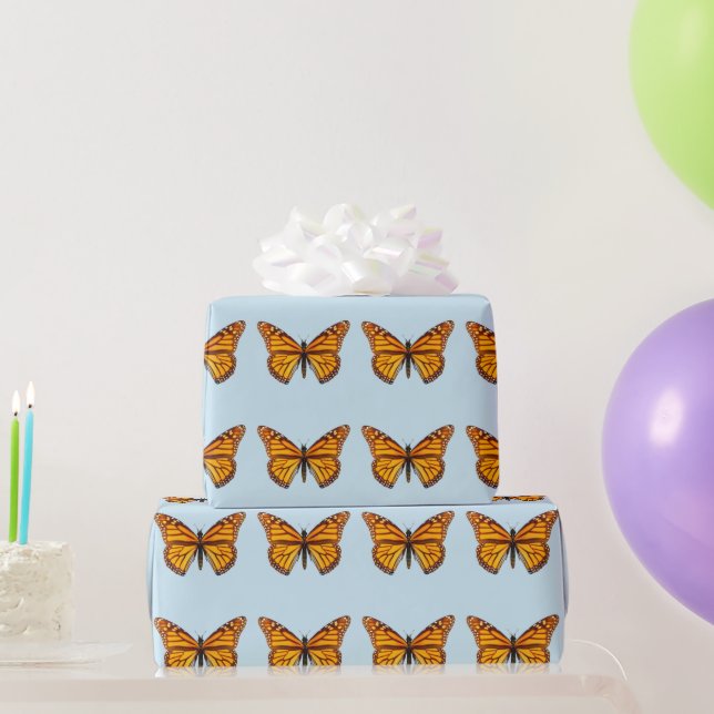 Monarchfalter Geschenkpapier (Partygeschenke)