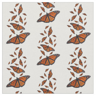 Monarchfalter-Gewebe (wählen Sie Ihre Farbe) Stoff