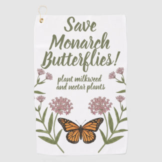 Monarchfalter Golfhandtuch