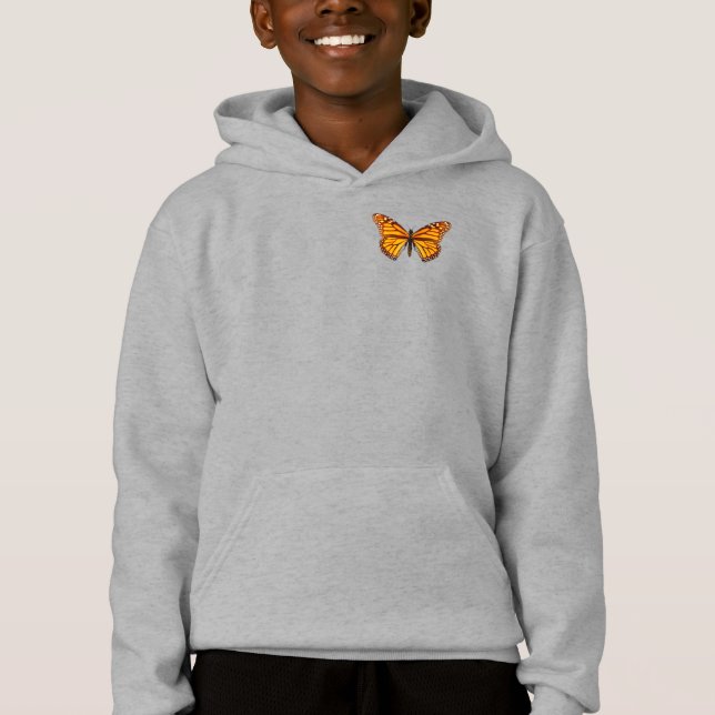 Monarchfalter Hoodie (Vorderseite)