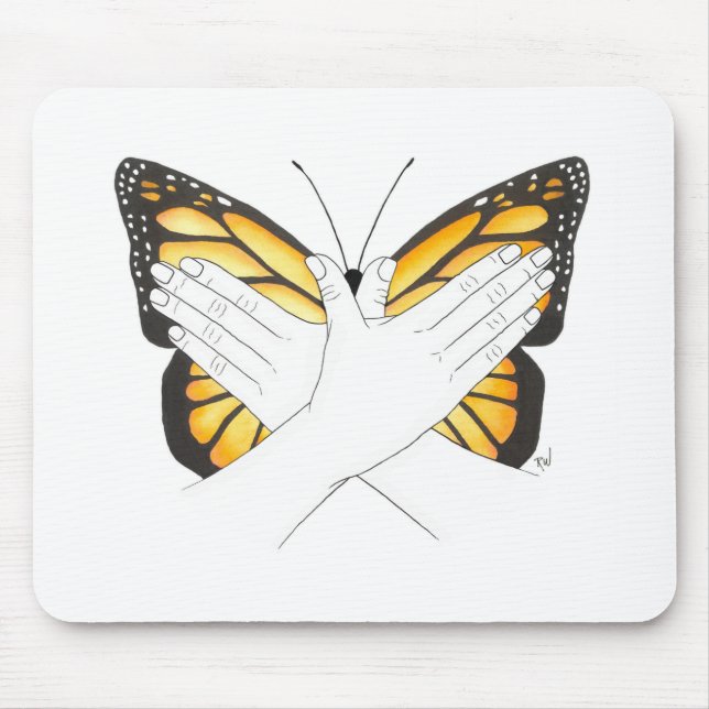 Monarchfalter in ASL Mousepad (Vorne)