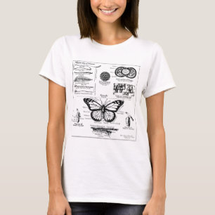 Monarchfalter-Informationen T-Shirt