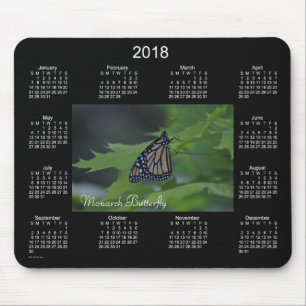 Monarchfalter-Kalender 2018 durch Janz Mousepad