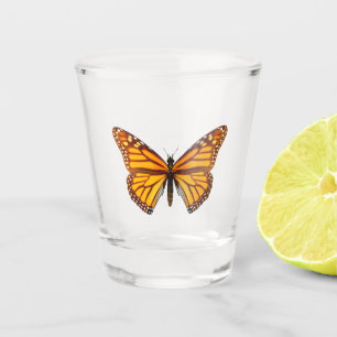 Monarchfalter Schnapsglas