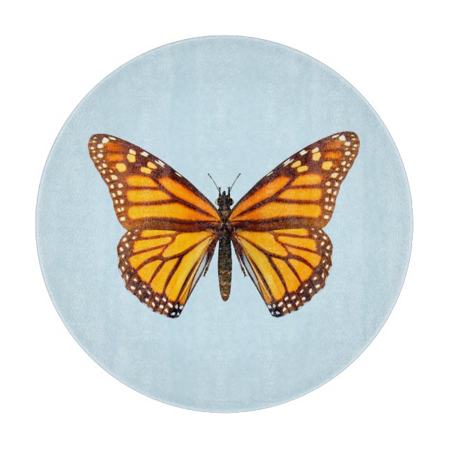 Monarchfalter Schneidebrett (Vorderseite)