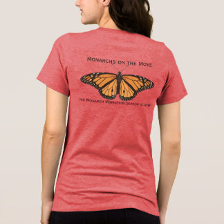 Monarchfalter-Wanderung Tri-Blend Shirt